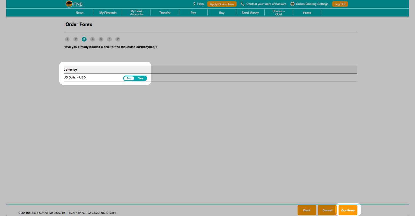How to action fnb forex transaction