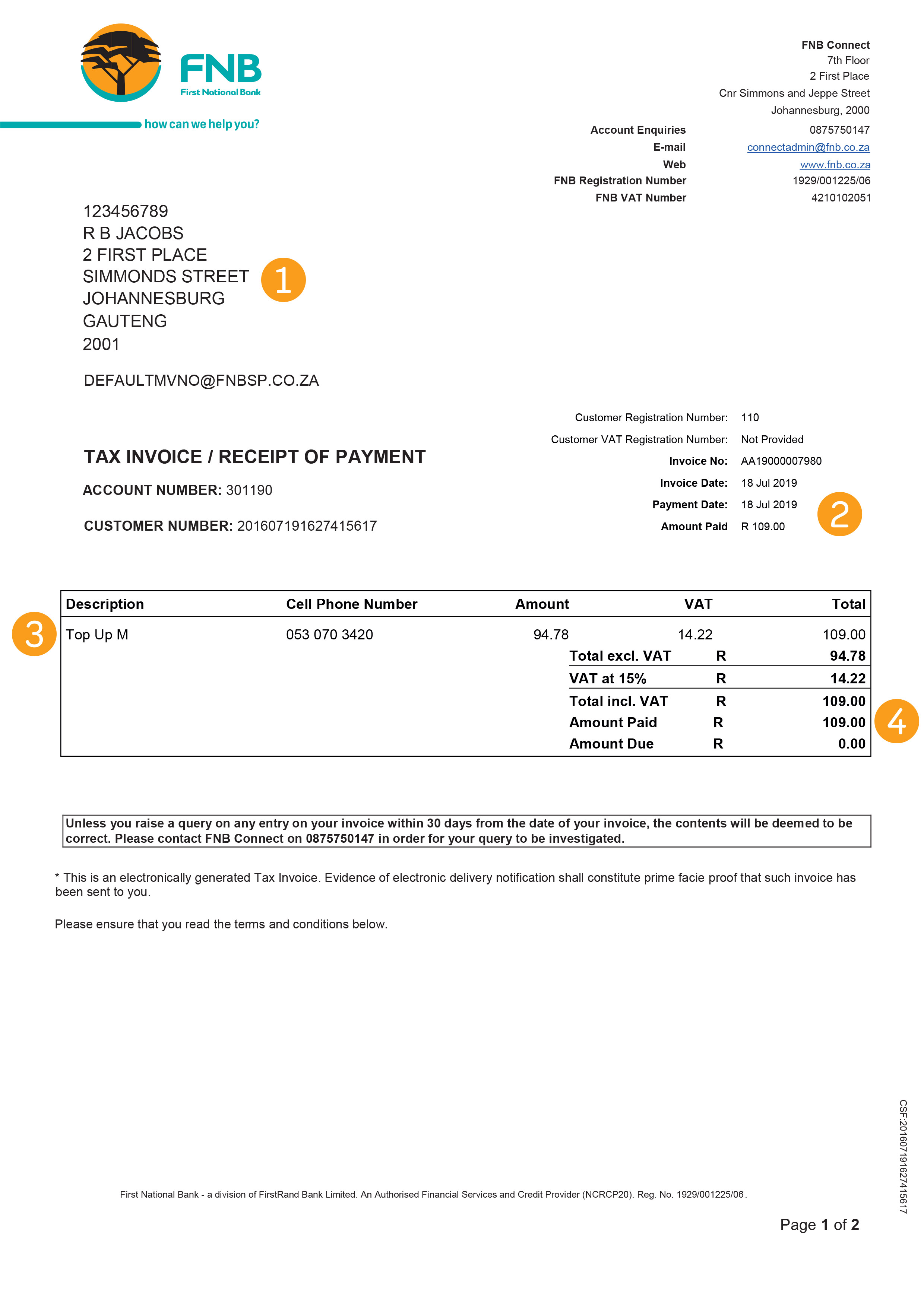 Fnb R200 Say yes to Connect | FNB Connect | FNB