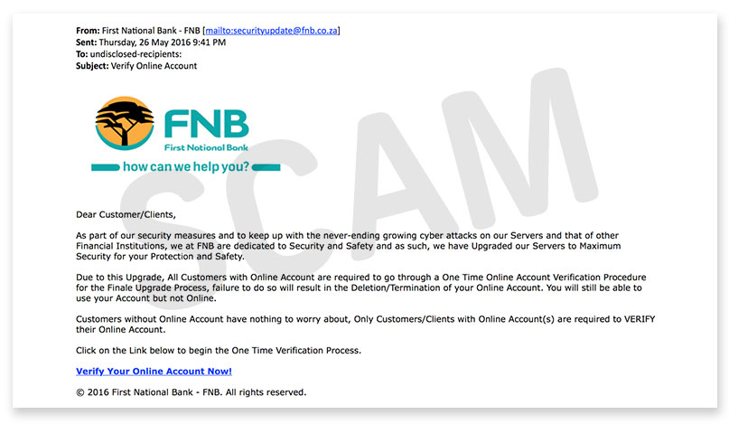 visa application letter fnb