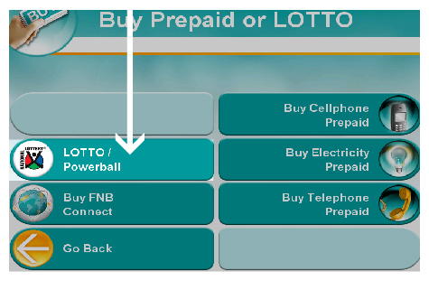 playing lotto on fnb app