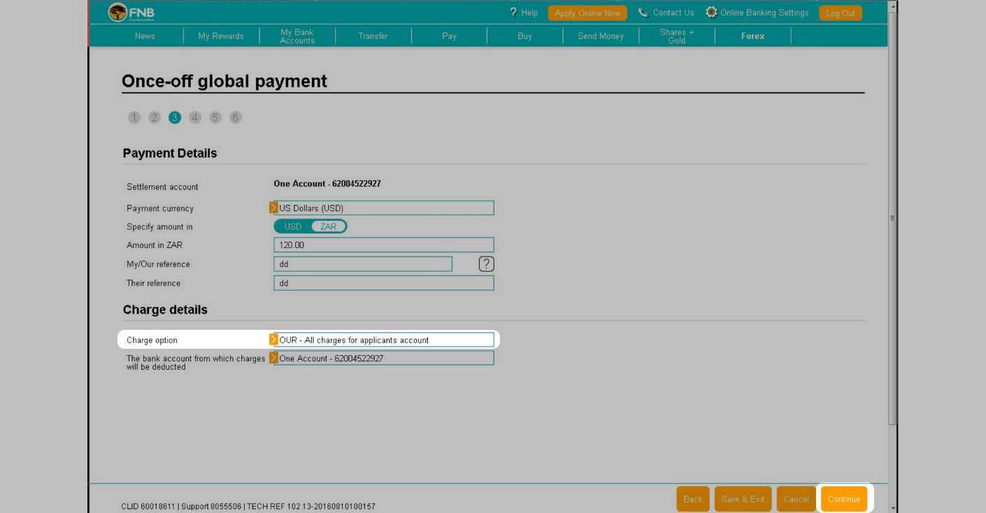 Fnb forex payments