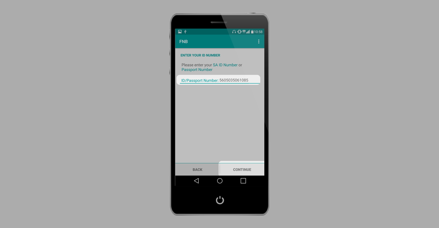 app banking fnb login link za demos accounts confirm application payment profile register select would