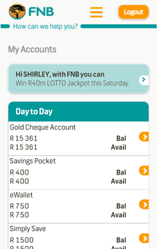 how to check your balance on fnb app